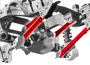 2024 RANGER RAPTOR REAR SUSPENSION KIT - BILLET ALUMINUM ARMS WITH ULTRA-FLEX JOINTS