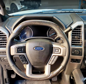 2015-2019 F150/Gen 2 Raptor, 2017+ Superduty Carbon Fiber Steering Wheel