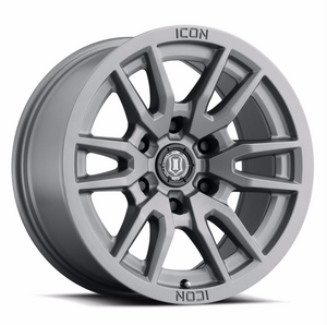 VECTOR 6 | 17" | Titanium Finish | 6x135